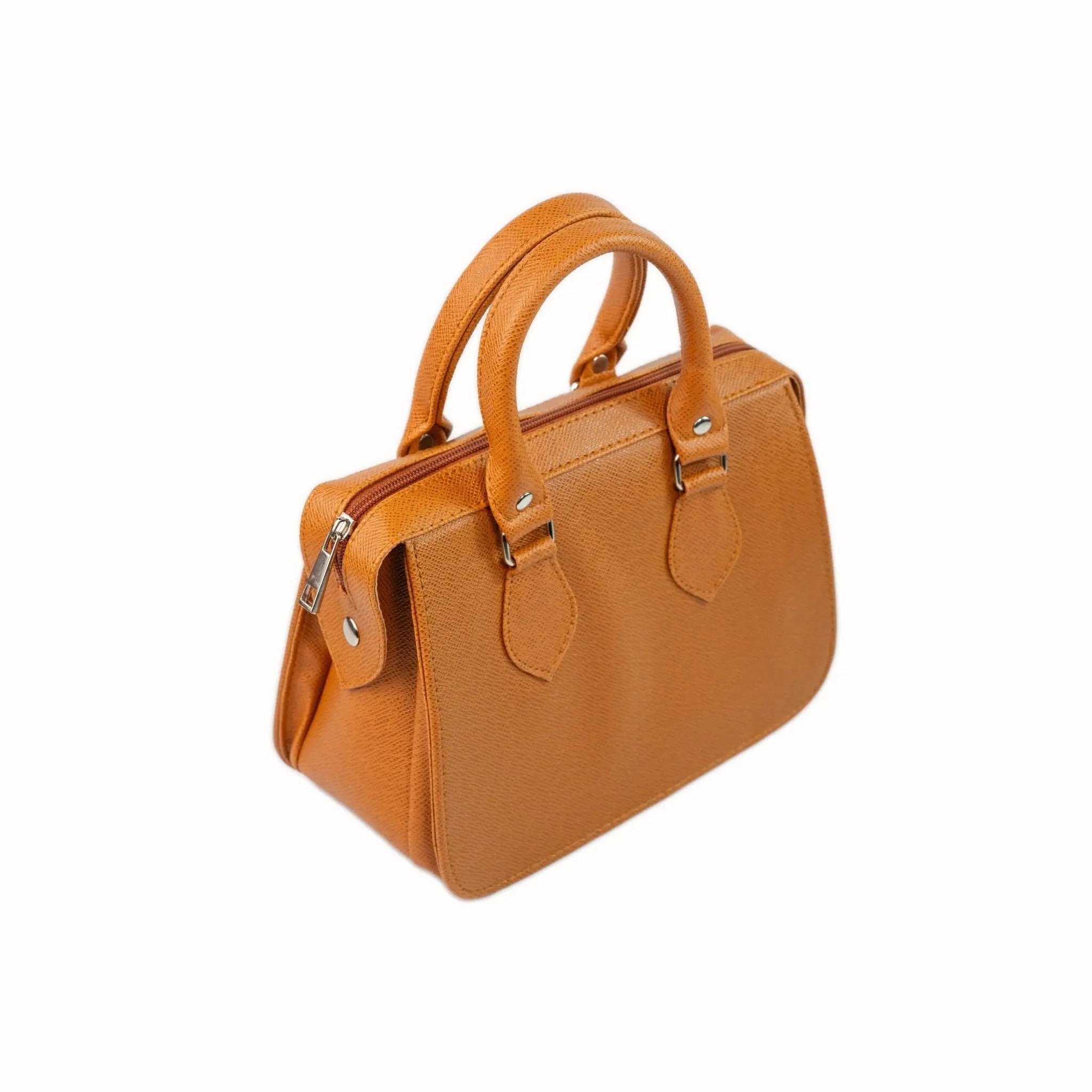 MARGAUX Top Handle Sling Bag in Tan Brown - Mariqueño