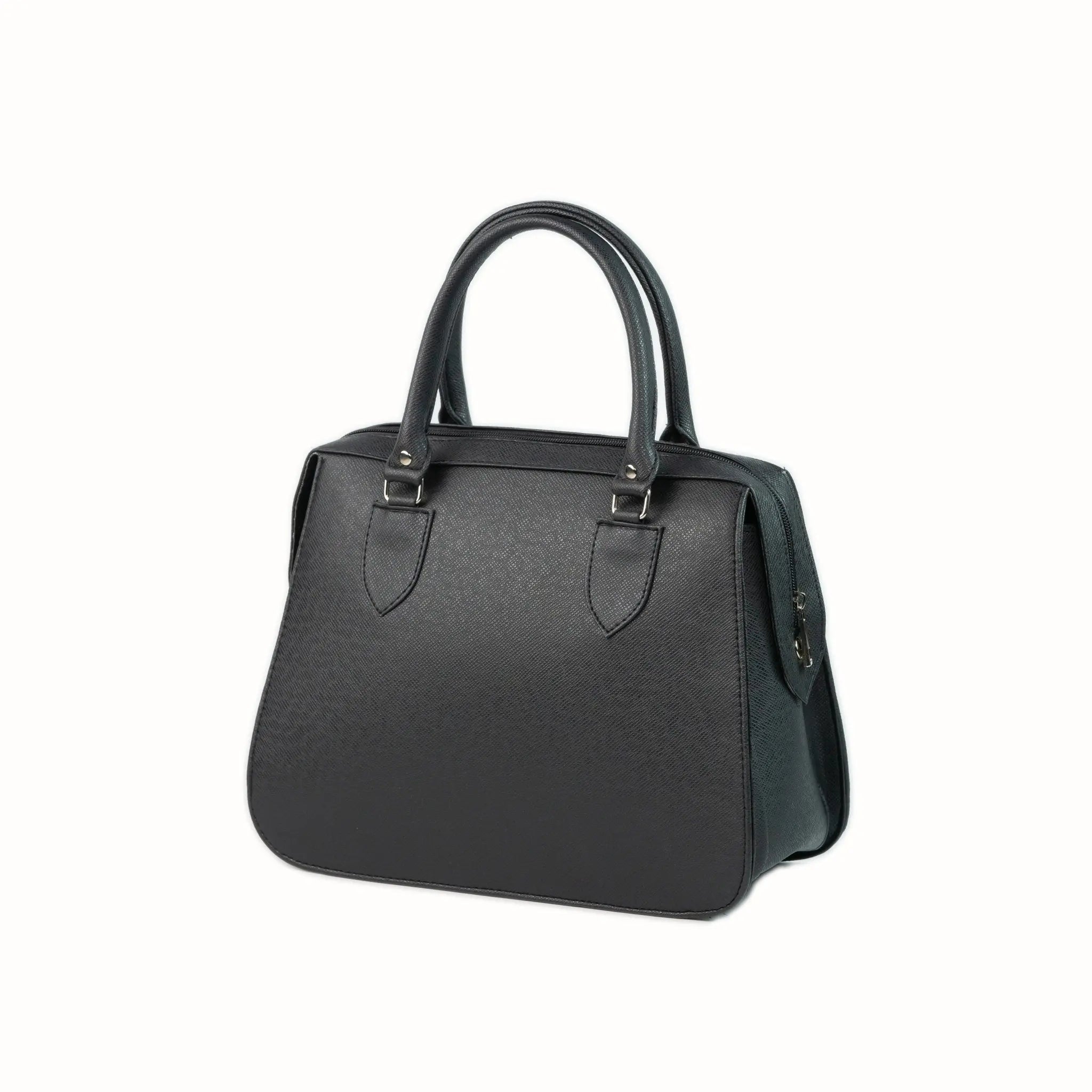 MARGAUX Classic Handbag with Sling in Black - Mariqueño