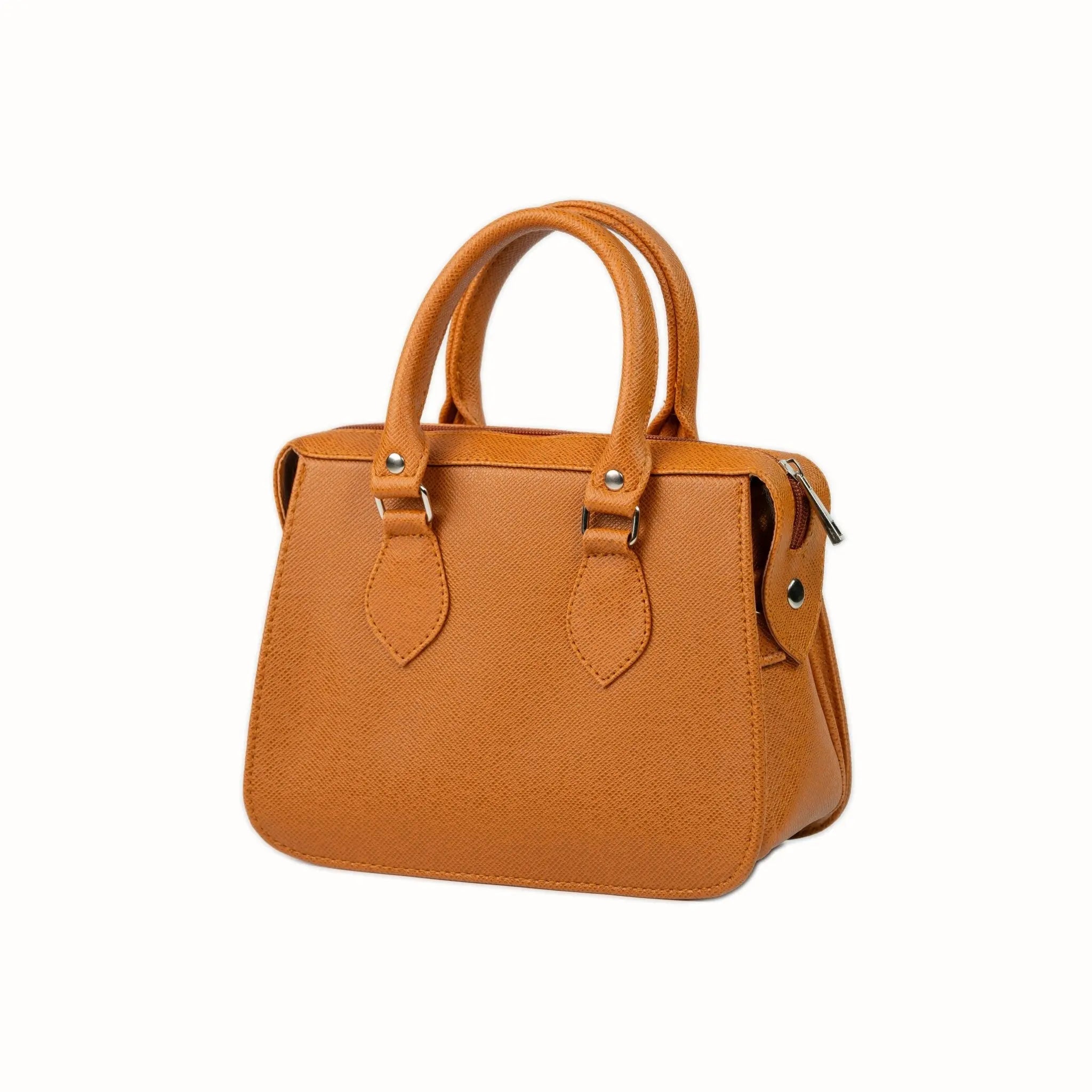 MARGAUX Top Handle Sling Bag in Tan Brown - Mariqueño