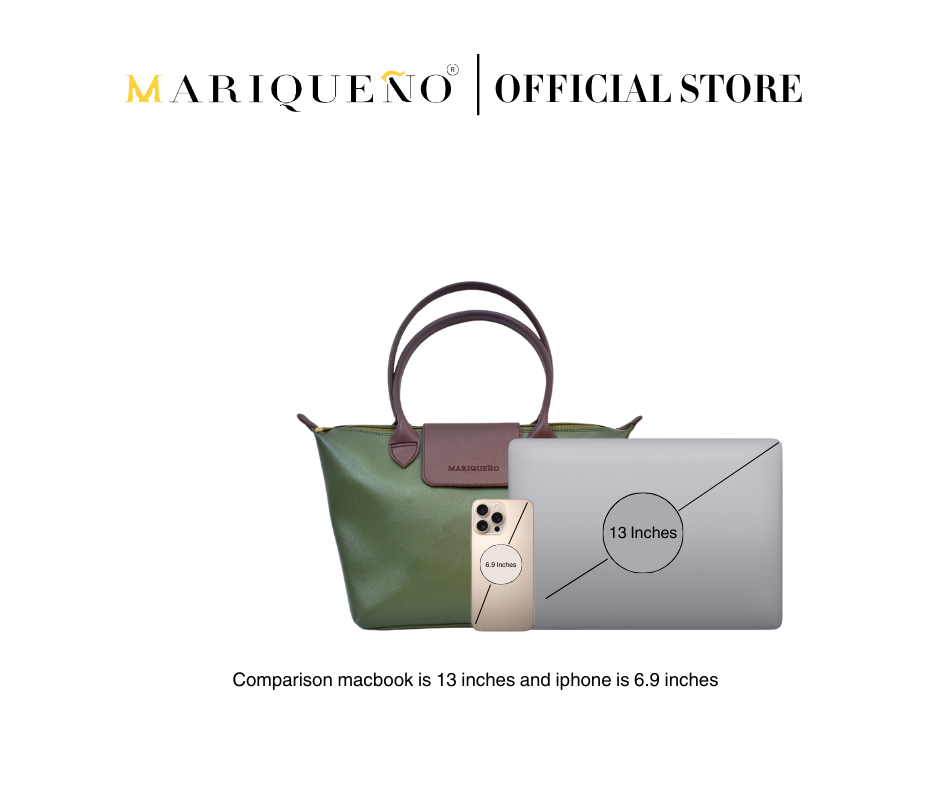 MARTHA Leather Tote Bag in Green by Mariqueño