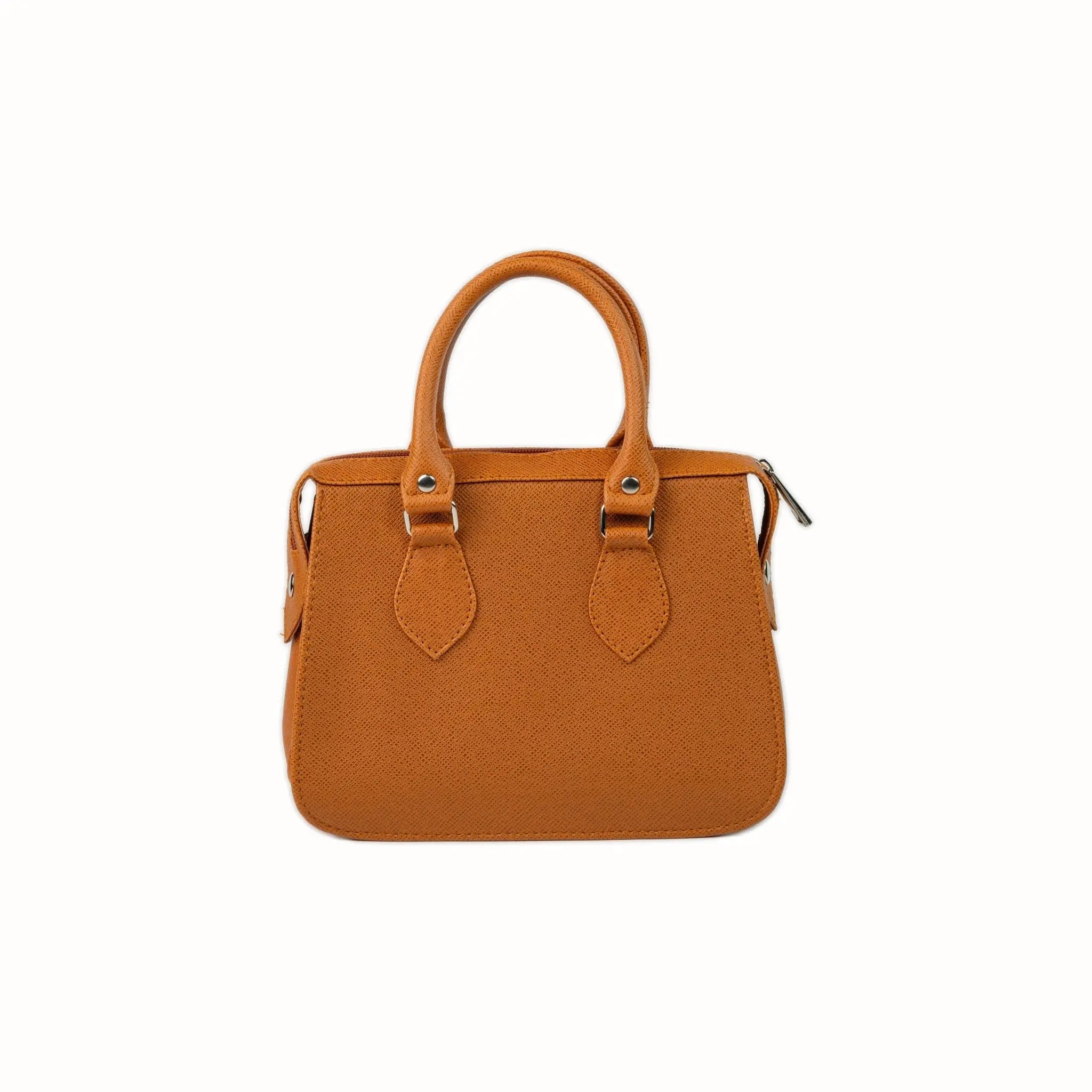 MARGAUX Top Handle Sling Bag in Tan Brown - Mariqueño