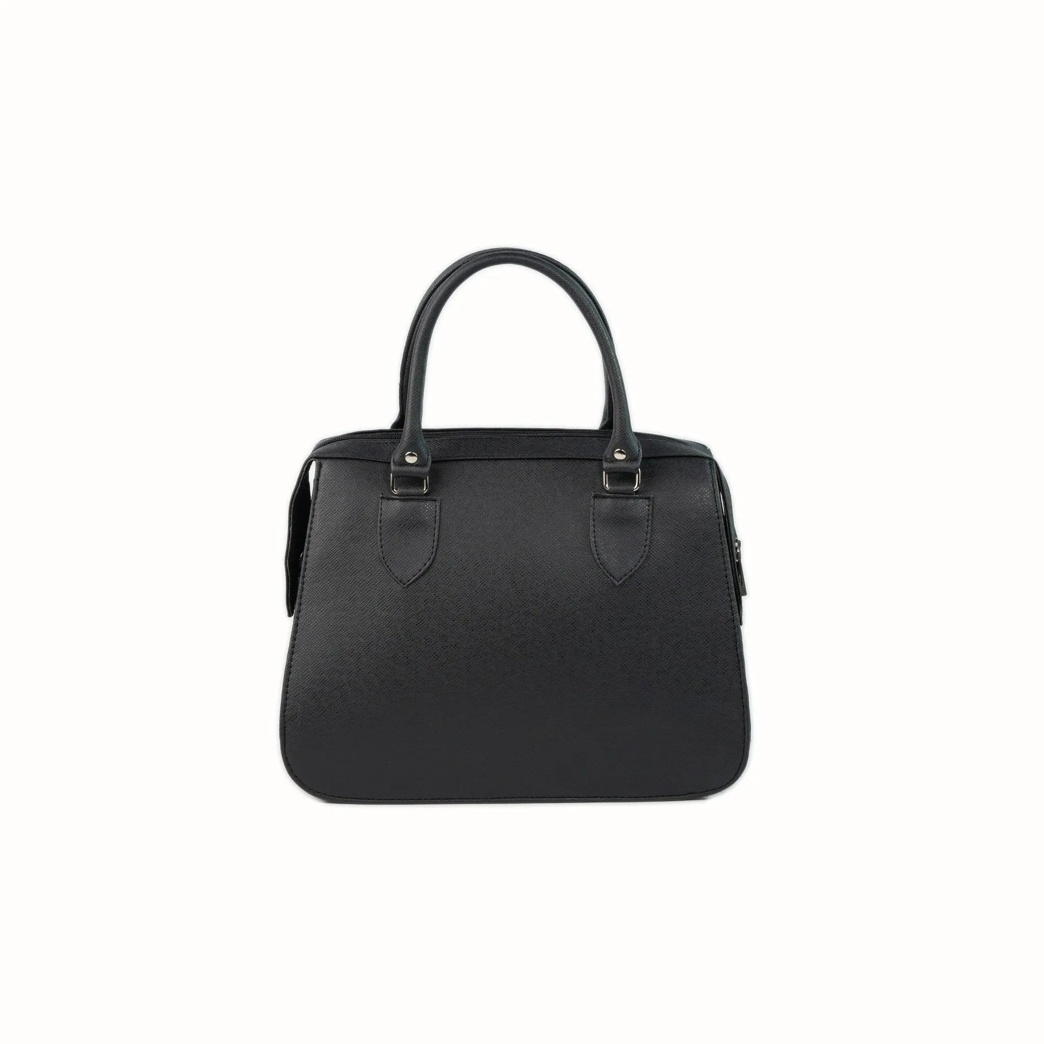 MARGAUX Classic Handbag with Sling in Black - Mariqueño