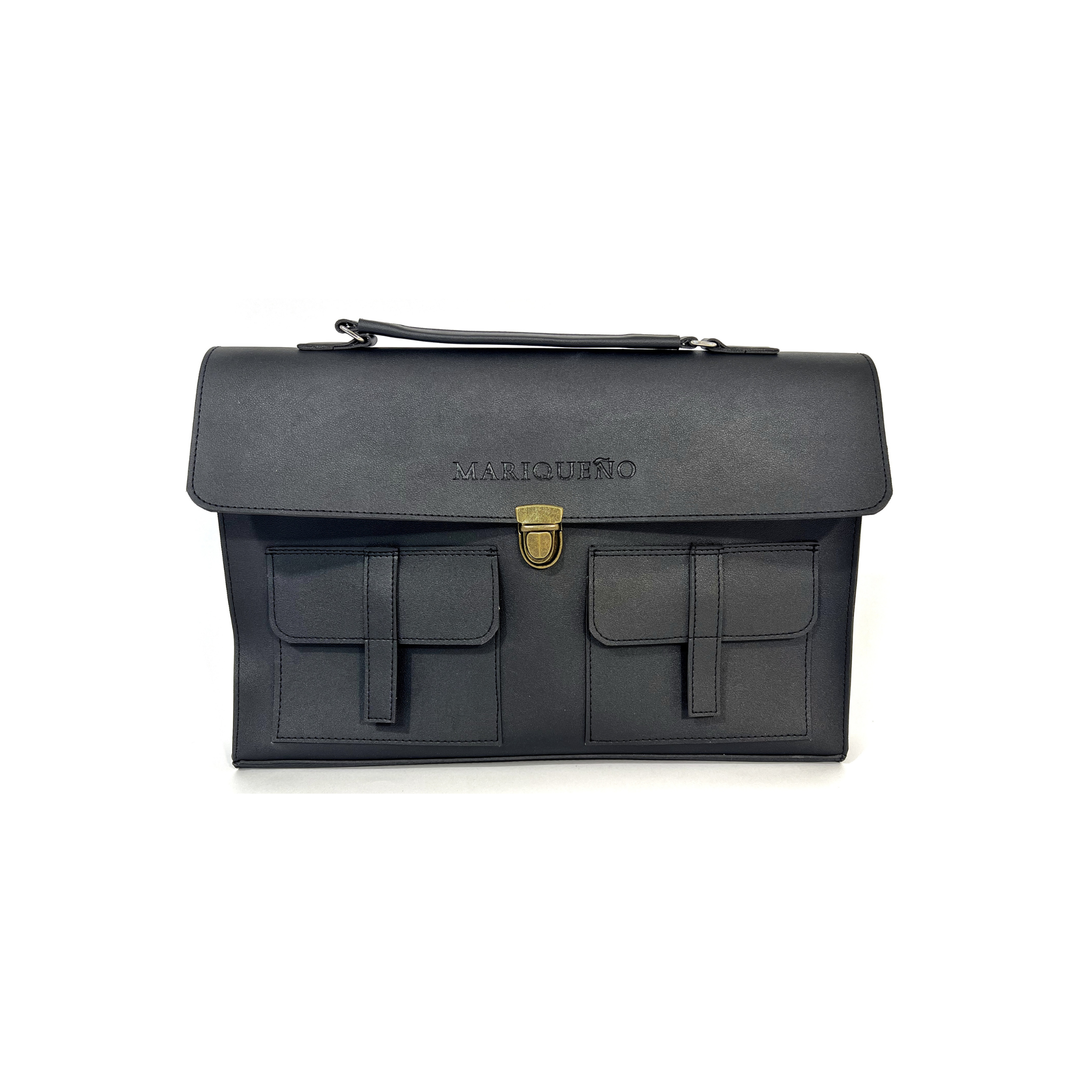 LORENZO Laptop Bag - Black