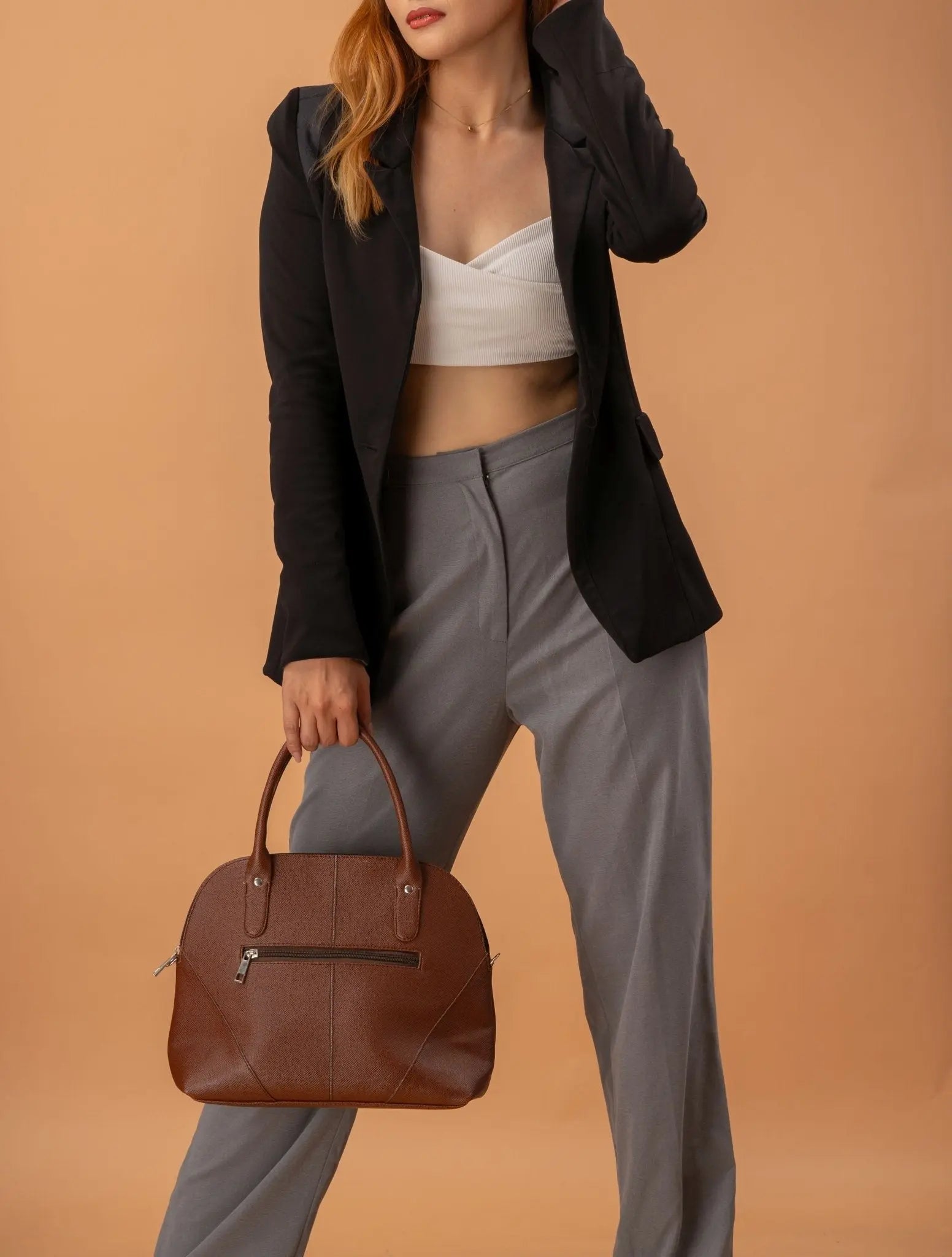 MEREDITH Alma Sling Bag in Choco Brown - Mariqueño