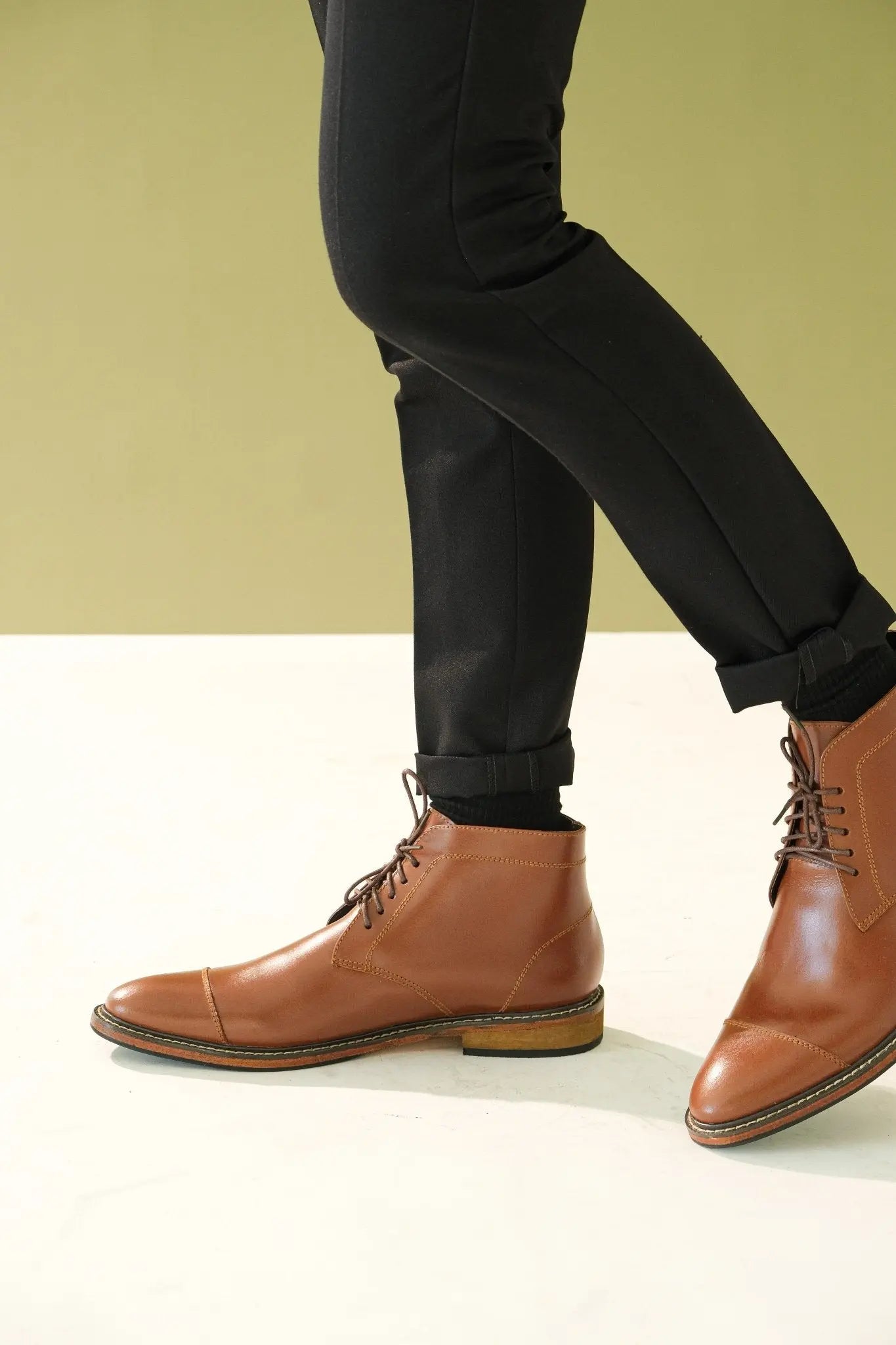 Chukka Boots for Men FELIX Formal Tan Chukka Boots