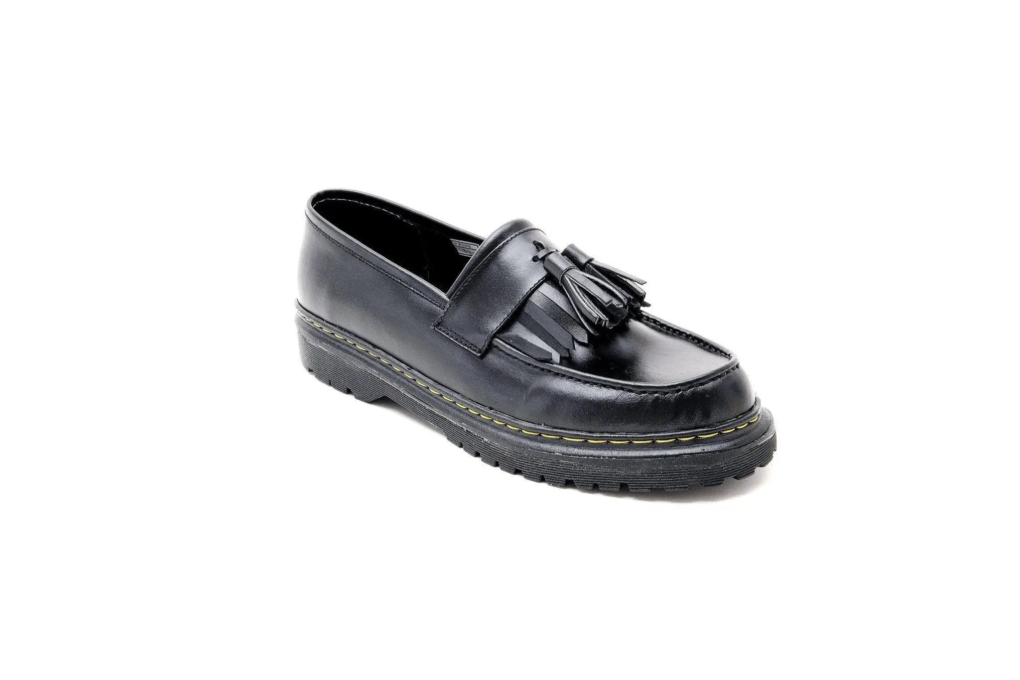 MARCELINO Tassel Loafer - Black - Mariqueño