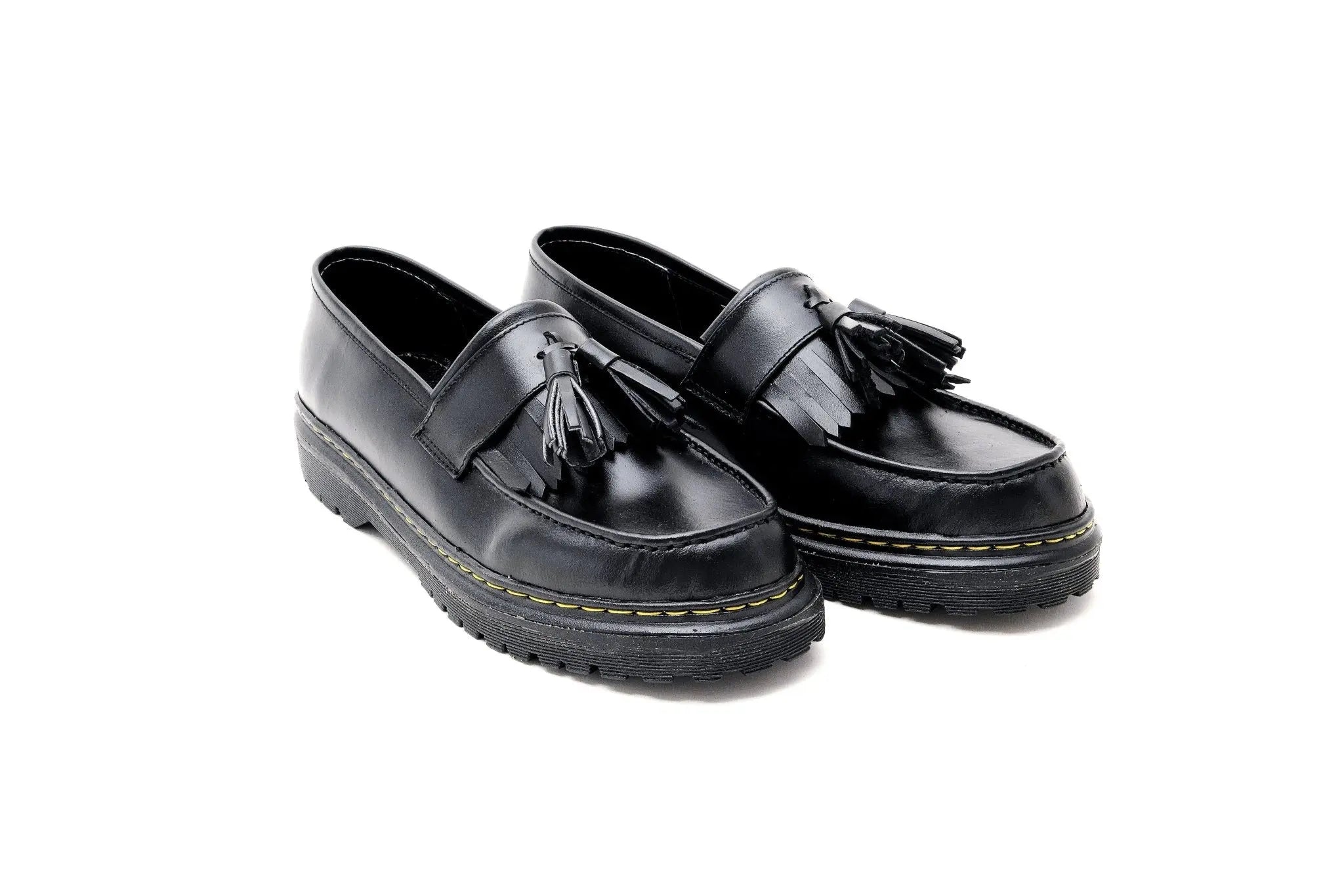 MARCELINO Tassel Loafer - Black - Mariqueño