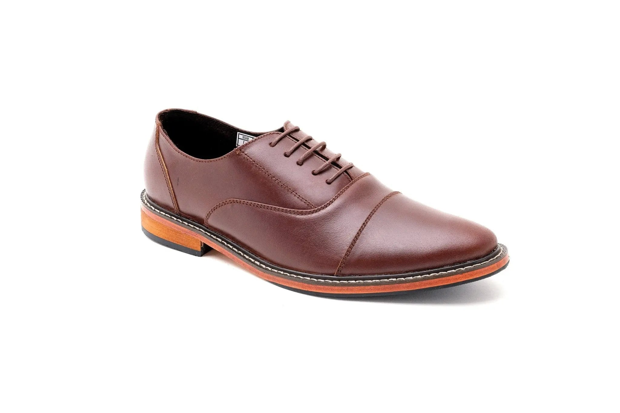 FELIX Cap Toe Plain Oxford - Walnut - Mariqueño