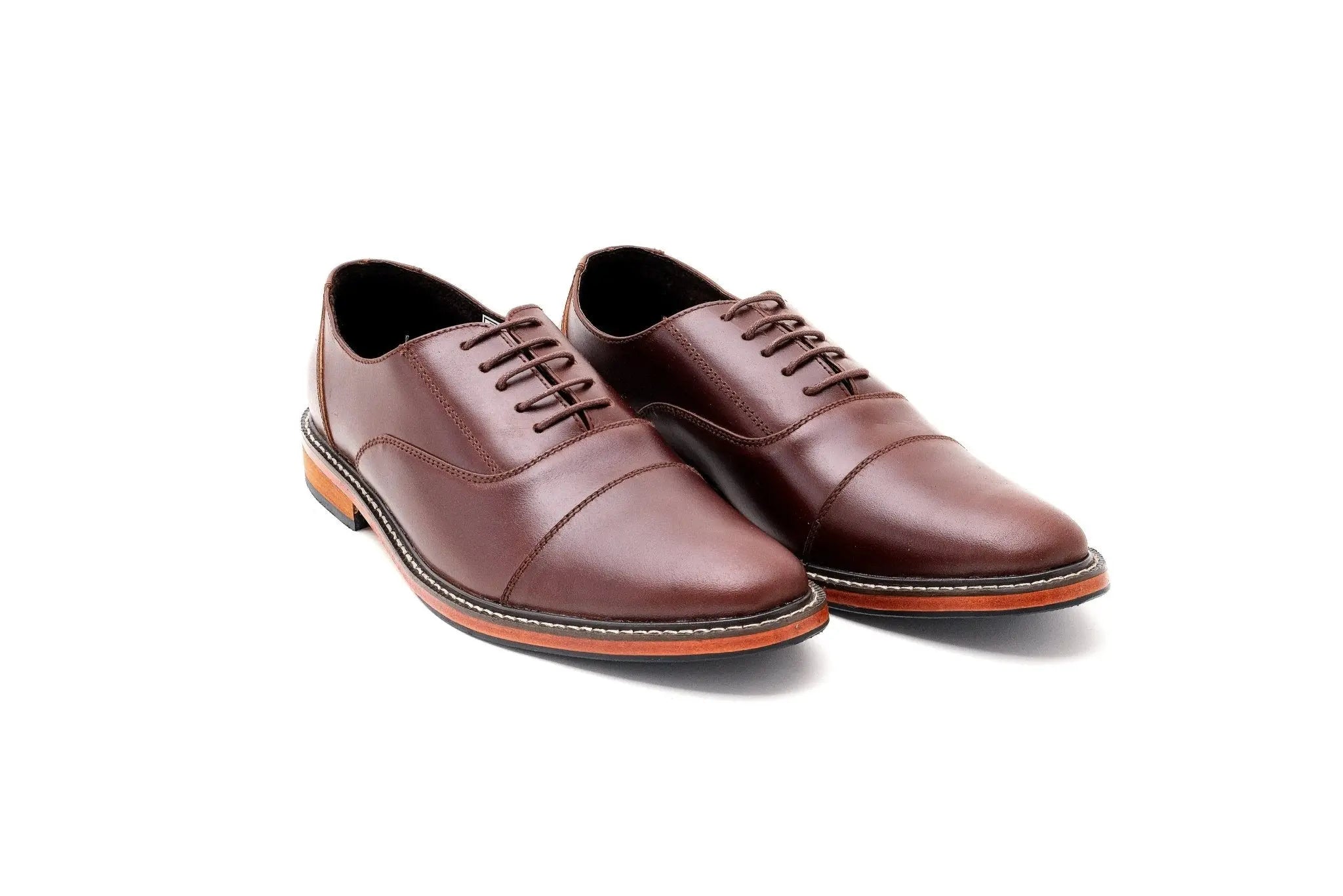 FELIX Cap Toe Plain Oxford - Walnut - Mariqueño