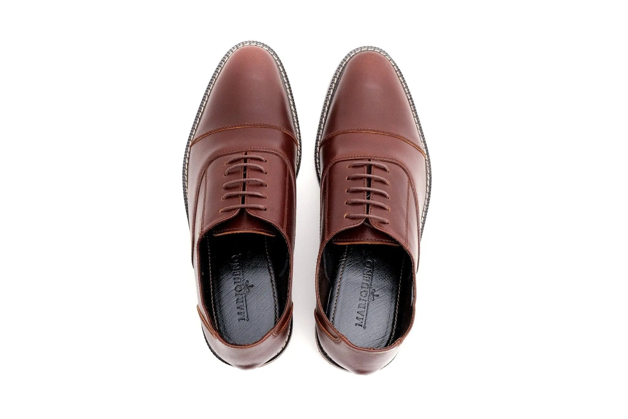 FELIX Cap Toe Plain Oxford - Walnut - Mariqueño