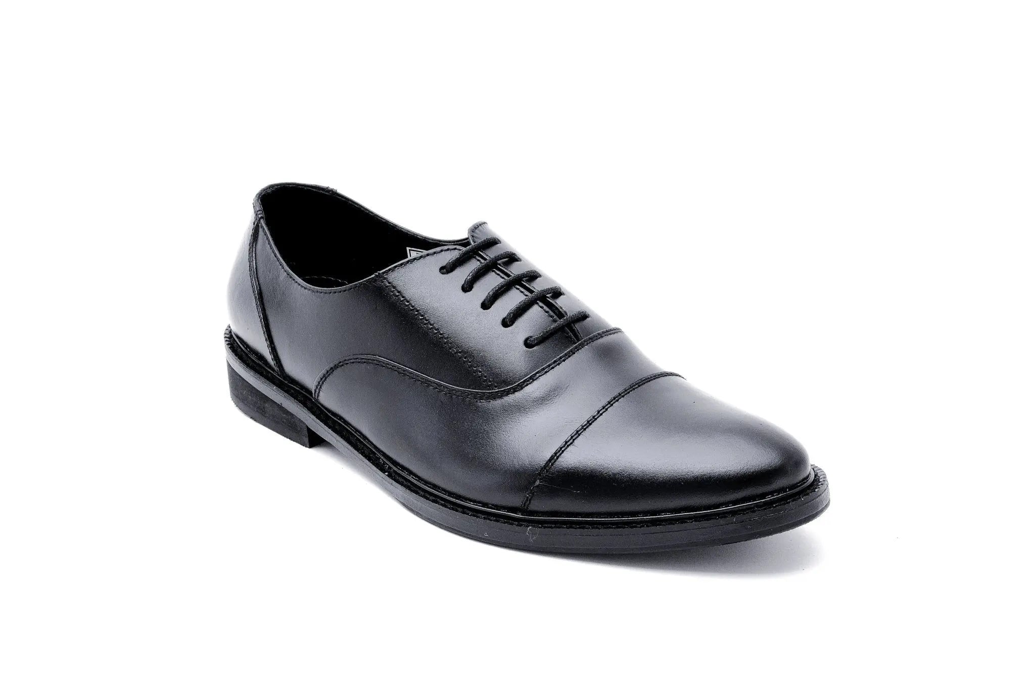 FELIX Cap Toe Plain Oxford - Black - Mariqueño