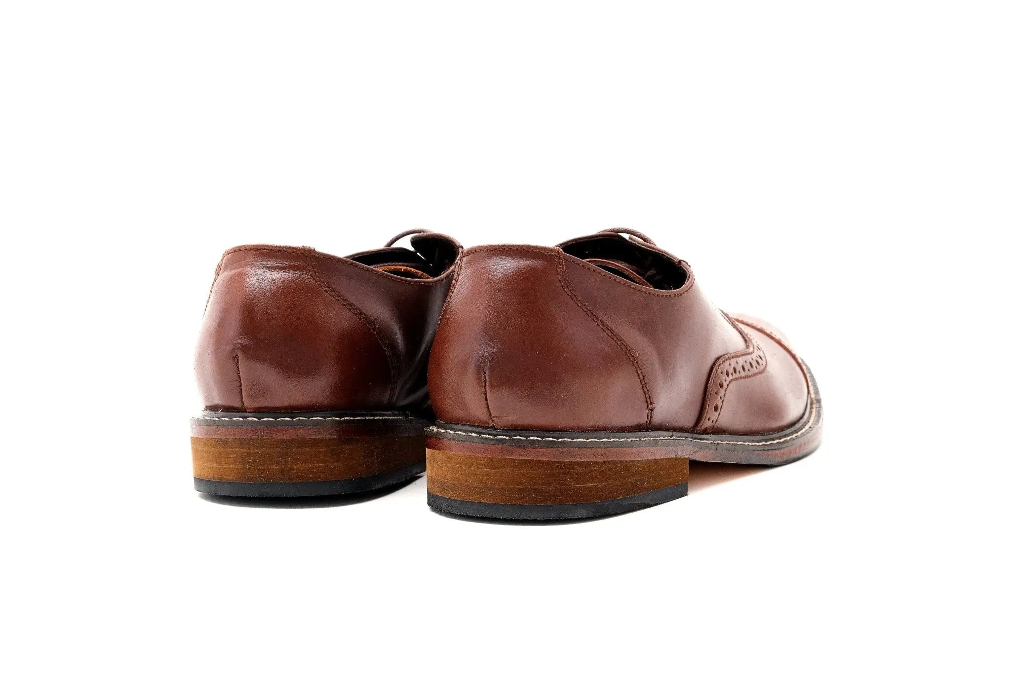 FELIX Cap Toe Holes Oxford - Walnut - Mariqueño