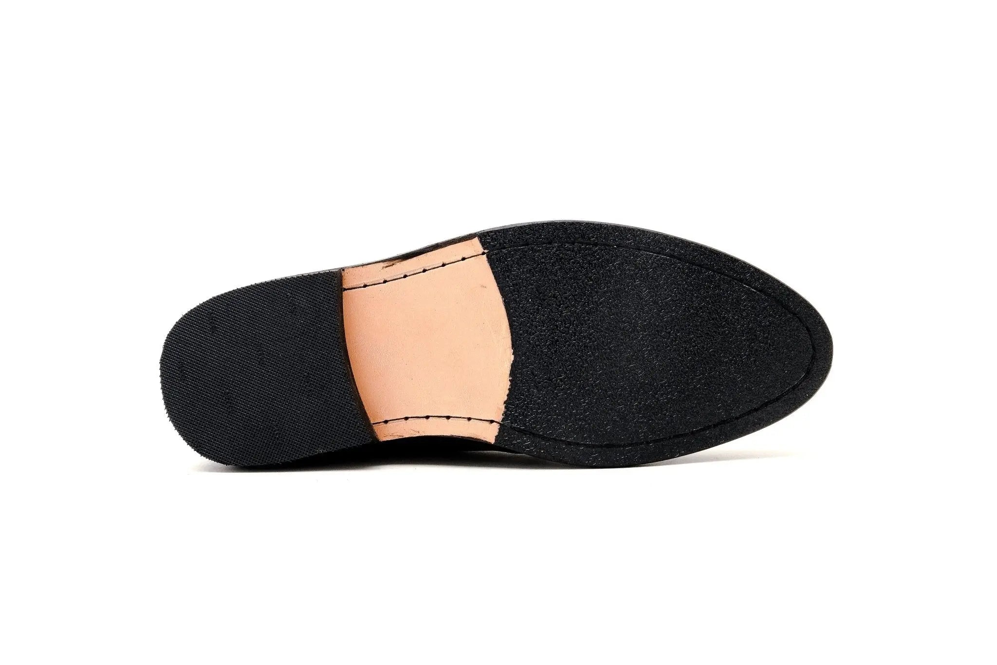 SANTIAGO Double Monkstrap Oxford - Black - Mariqueño