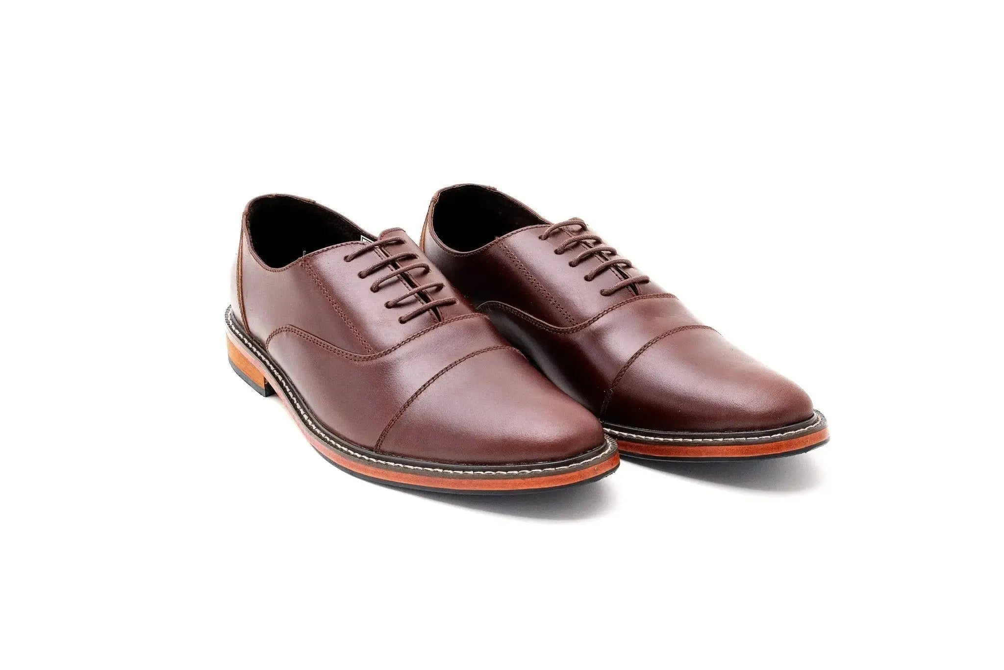 FELIX Cap Toe Plain Oxford - Walnut |   by  Mariqueño ( )