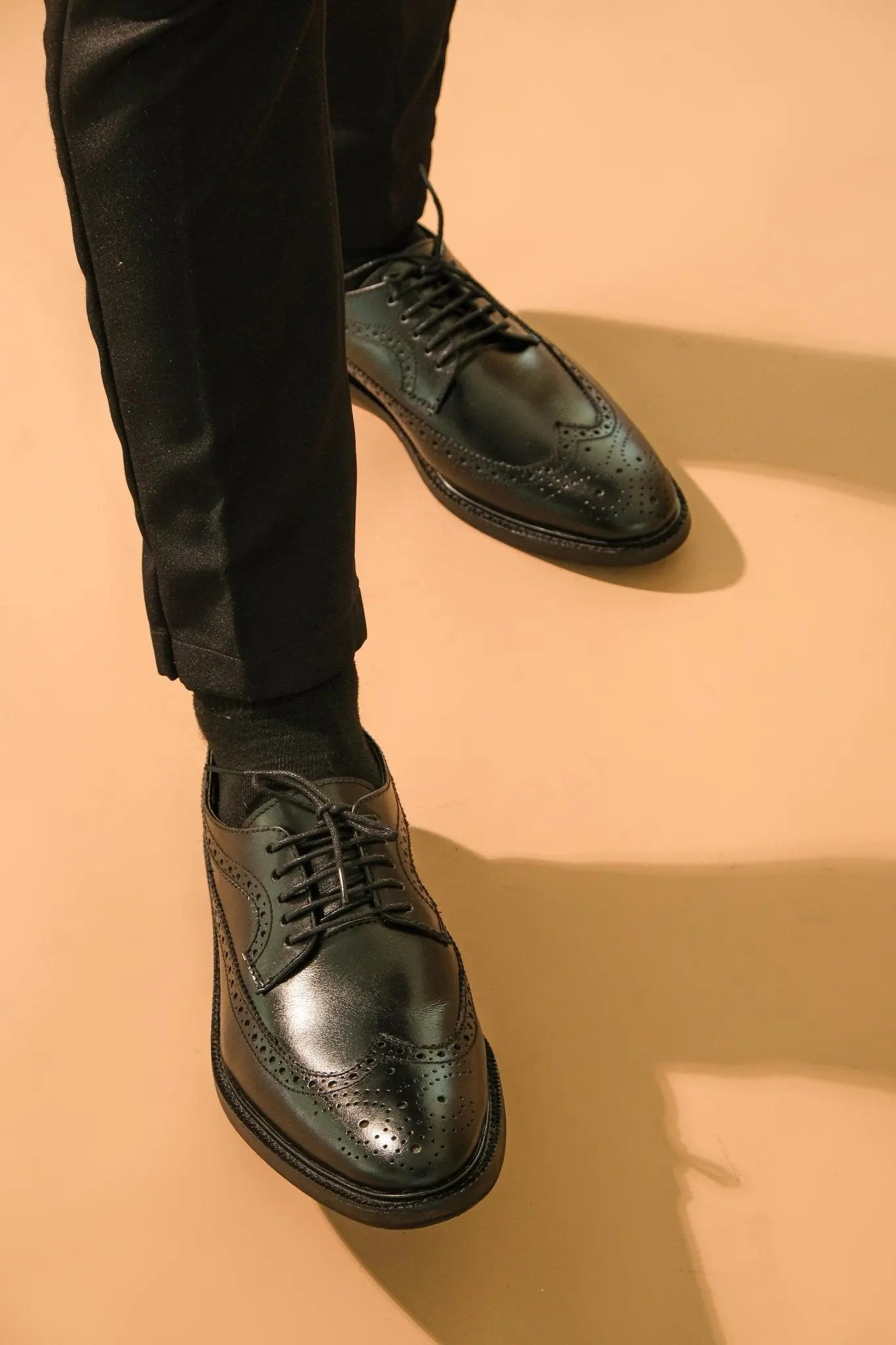 QUEZON Longwing Oxford - Black - Mariqueño