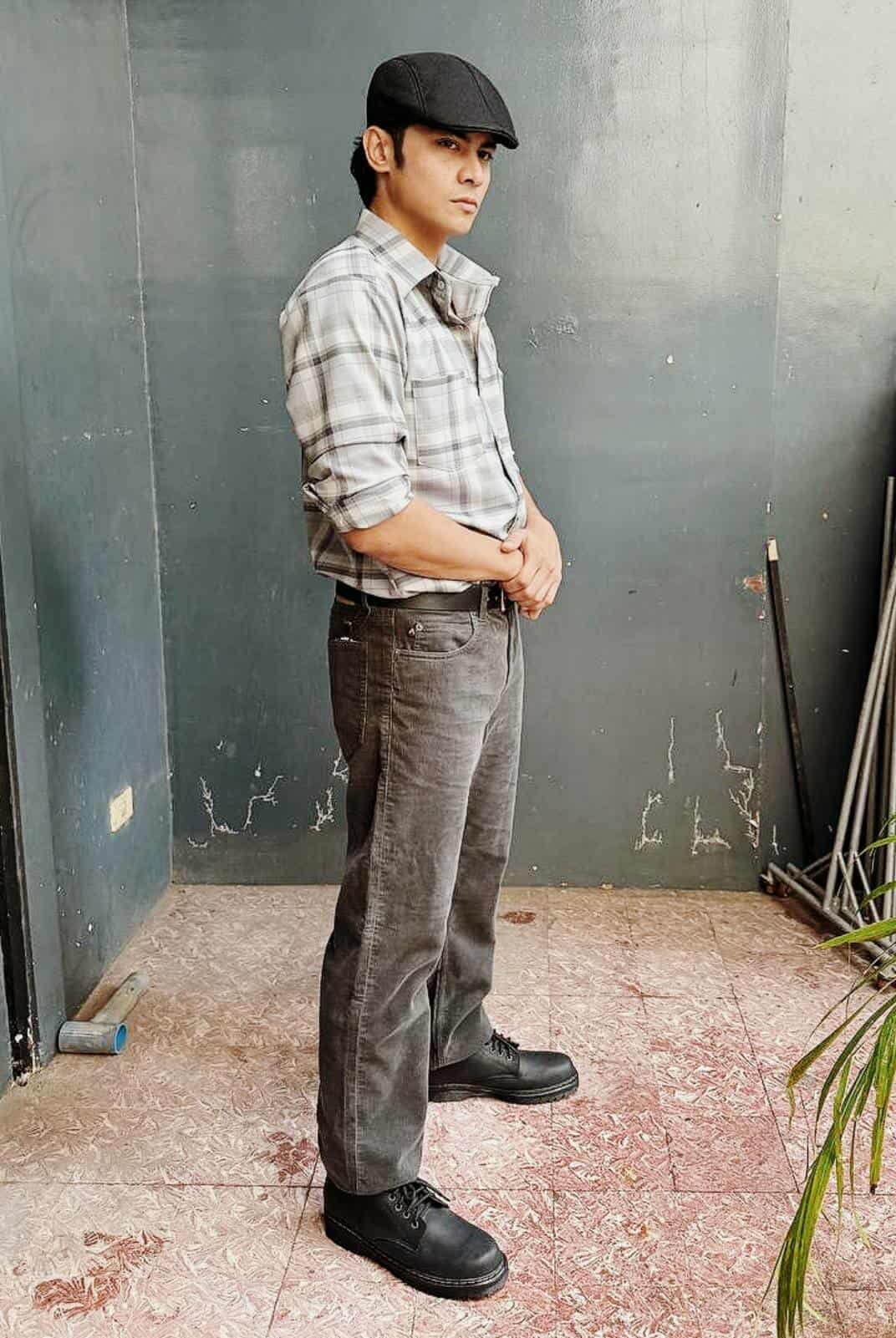 MARCELINO Low Cut Leather Riding Boots - Black