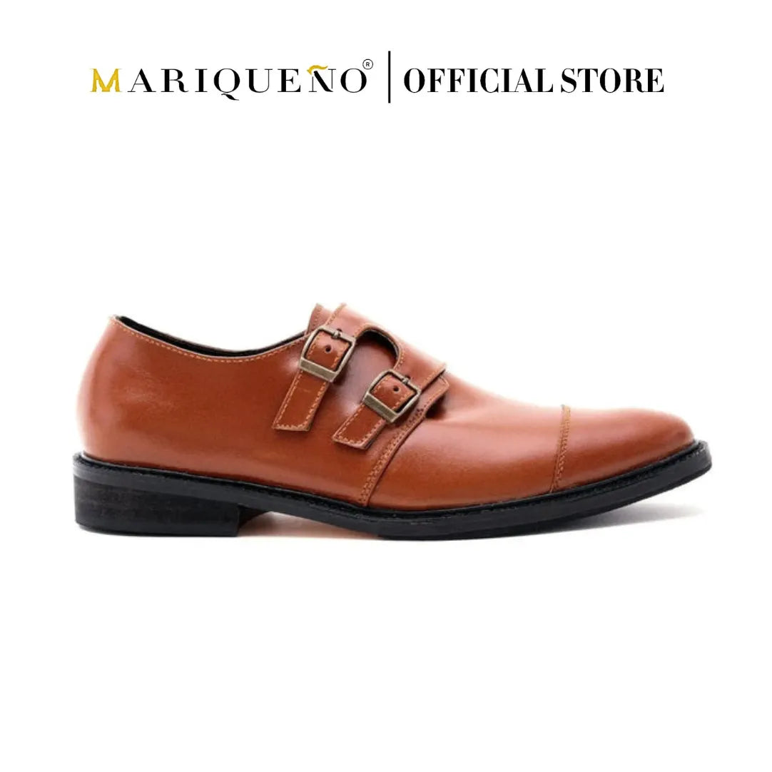SANTIAGO Double Monkstrap Oxford - Tan