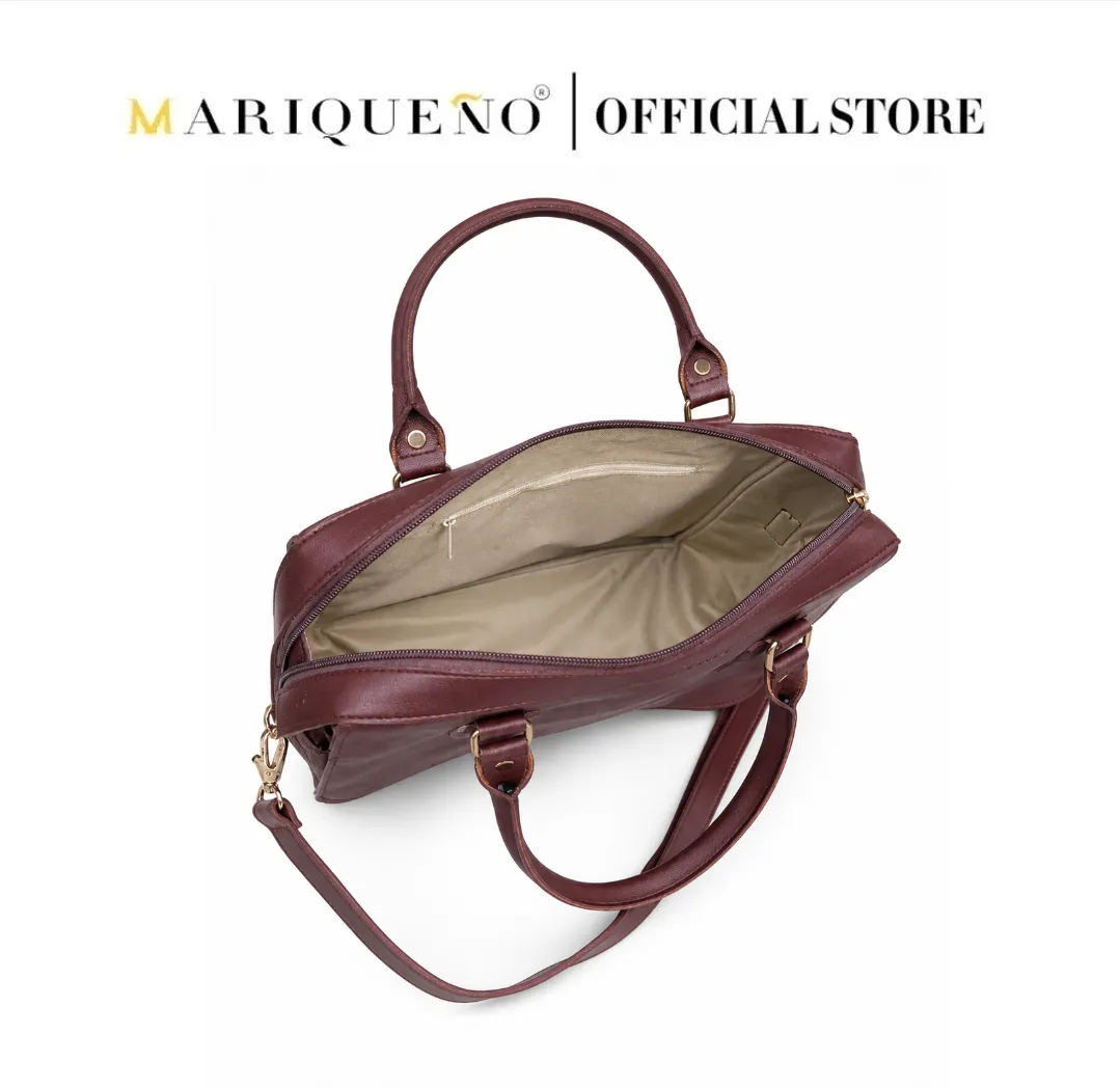 Brown handbag with visible brand logo on a white background
#color_choco brown