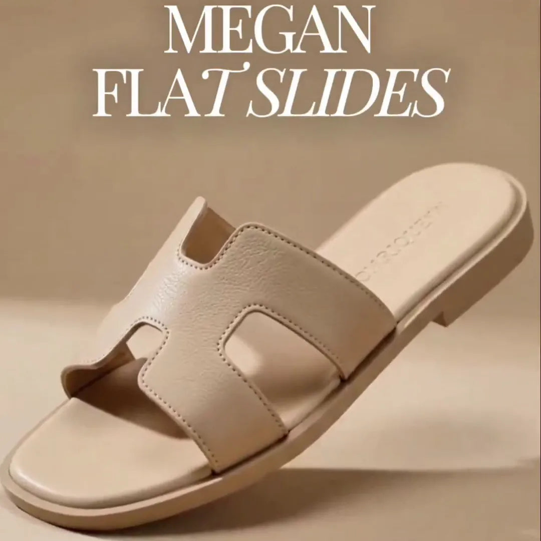 H-shaped cream color flat slide.
#color_cream